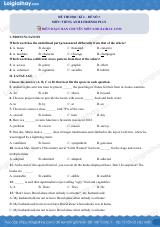 Đề thi học kì 2 Tiếng Anh 8 Friends Plus - Đề số 3